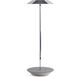 Royyo 17.4 inch 11.00 watt Chrome with Oxford Felt Desk Lamp Portable Light